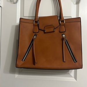 Medium Cognac Brown Handbag